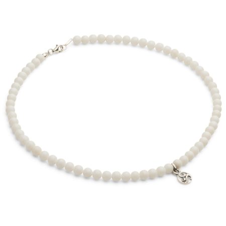 Halskette Jade weiß
