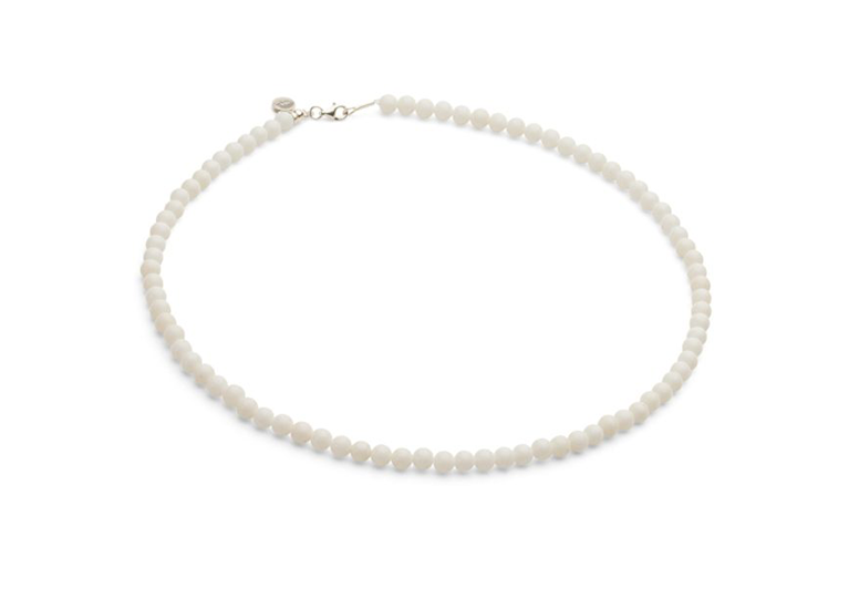 Halskette Jade weiß